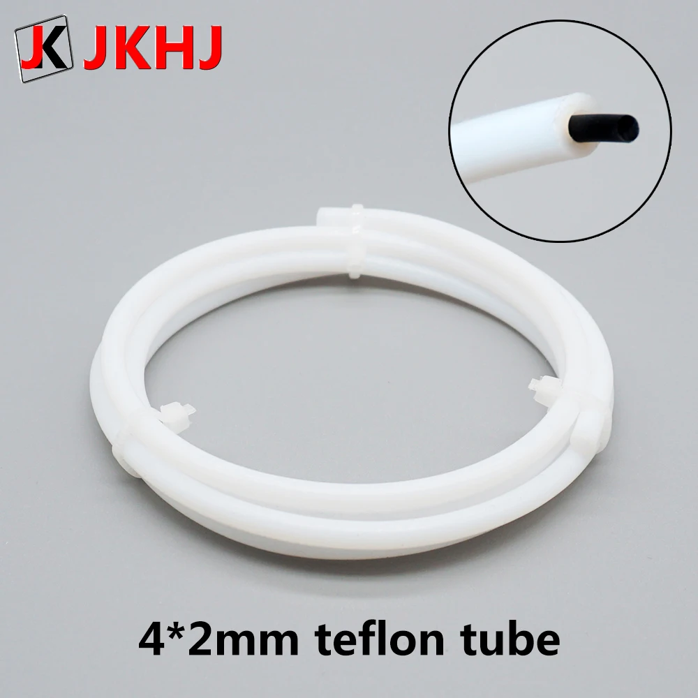 Детали для 3d принтера PTFE hotend трубка тефлоновая труба V5 V6 Боуден экструдер Подающая трубка 1,75 мм ID2mm OD4mm 1 м 2 м