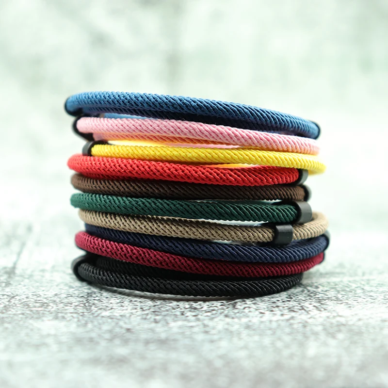 Adjustable Rope Bracelet Men Women Minimalist Friendship Braclet Lucky Red Thread Braslet Pulseras Gift For Lovers Joias bracelet jewelry