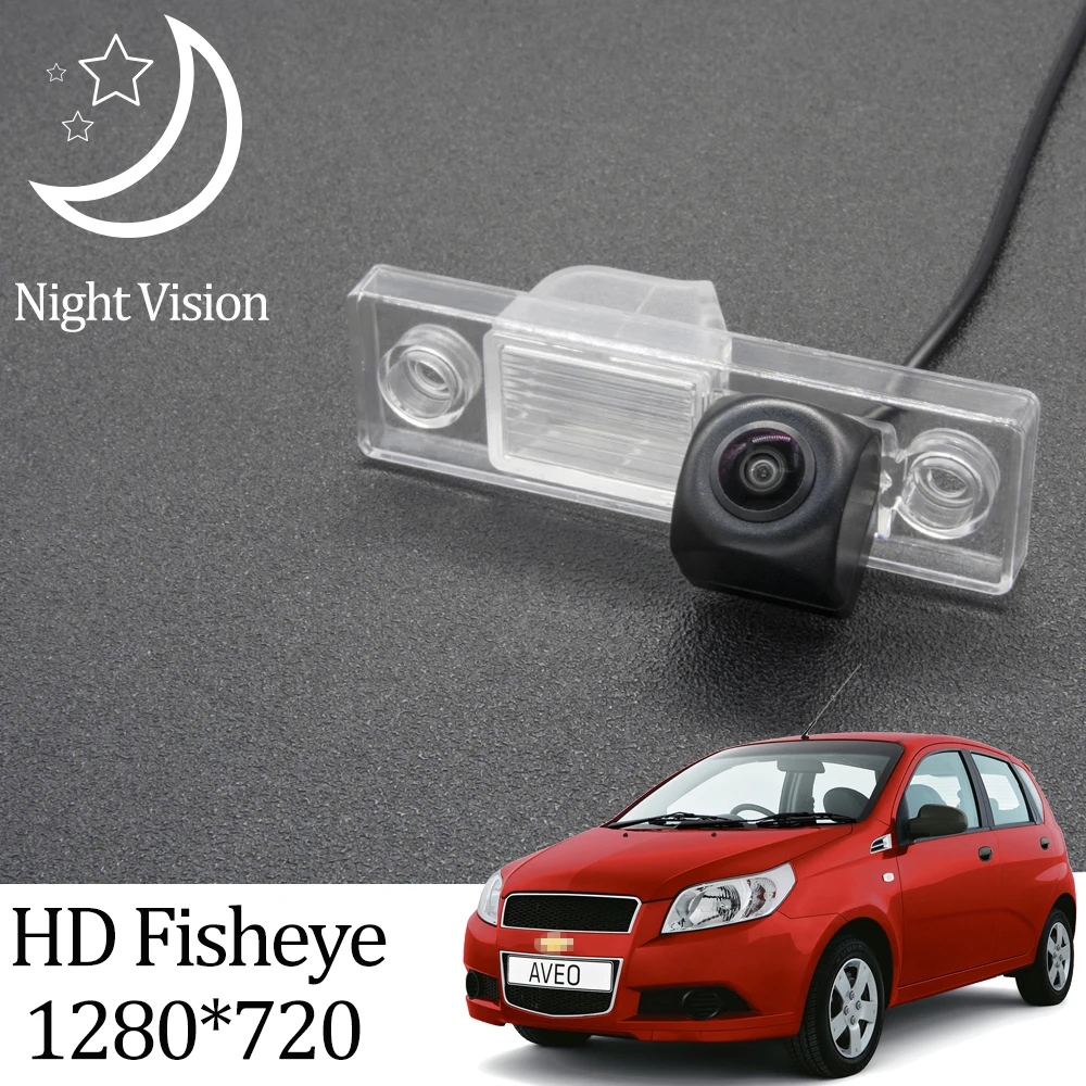 Камера заднего вида Owtosin HD 1280*720 рыбий глаз для Chevy Chevrolet AVEO T250 2006 2007 2008 2009 2010 2011