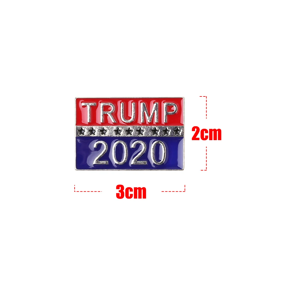 5 шт./10 шт./30 шт. металлический значок Trump эмалированные булавки американский президент, Революционная политика, брошь, пальто, ювелирные изделия, броши
