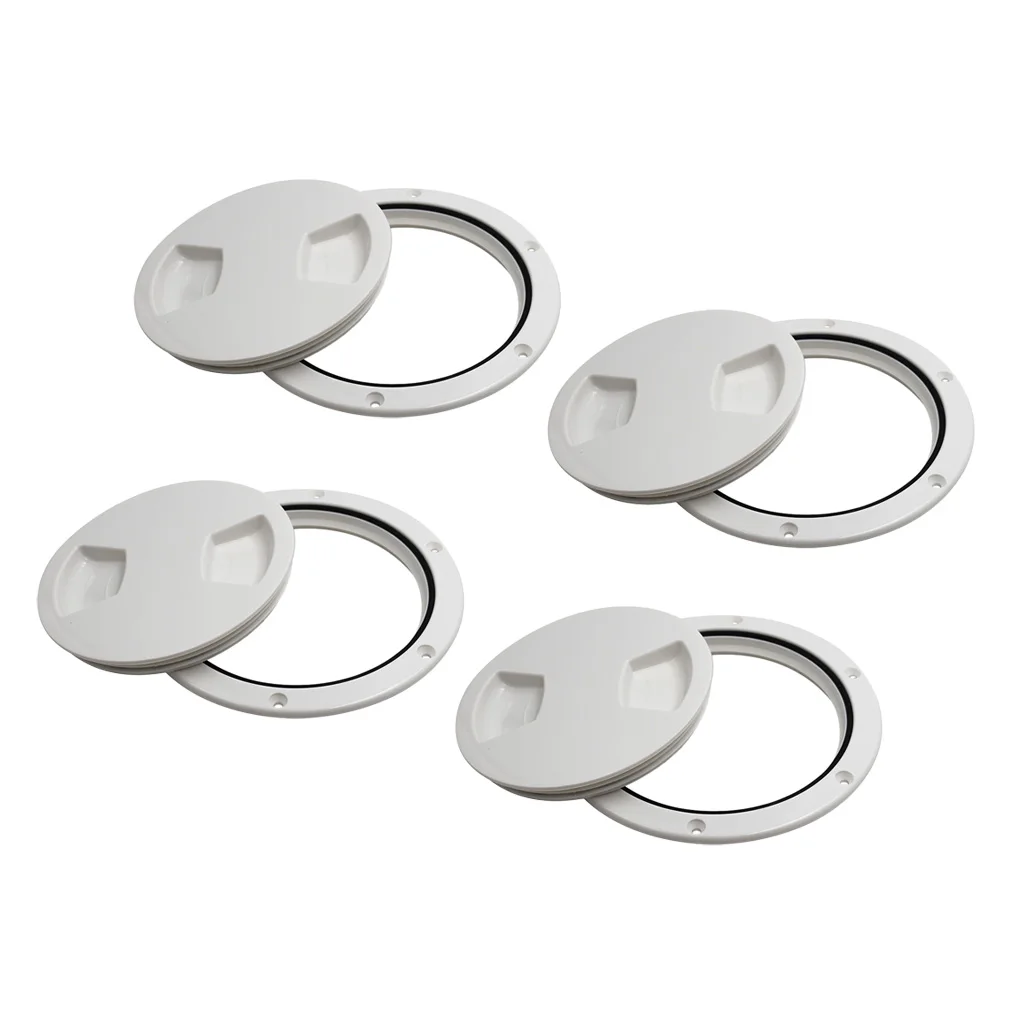 4-Pack твердая Морская Лодка RV 5 дюймов доступ порт люк Крышка Twist Out палубная пластина