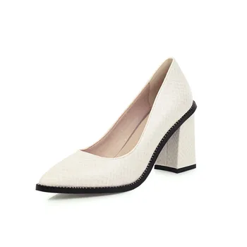

Big Size Pointy simple single shoes ladies high heels women shoes woman pumps