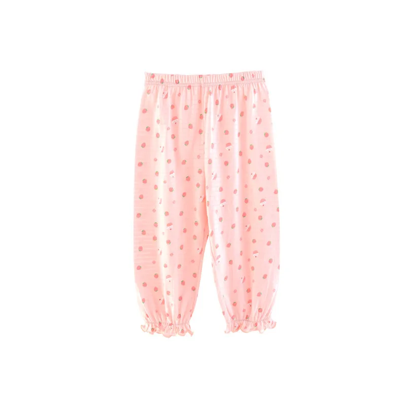 Children Anti Mosquito Pants Summer Girls Anti Mosquito Pants Sleep Pants Pure Cotton Leggings Small Middle And Large Girls Lant