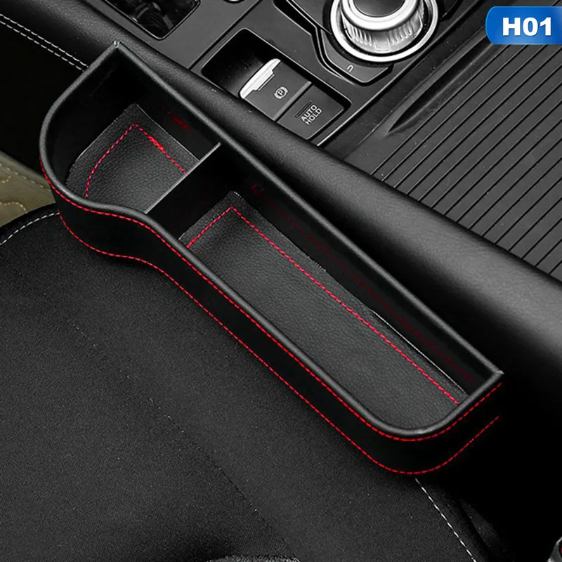 Main driving Автомобильный ящик для хранения, автомобильное сиденье, зазор, ловушка, машина для наполнения, карманная кожаная коробка для Ловца, сиденье, боковой карман для хранения, органайзер, держатель - Название цвета: Main driving