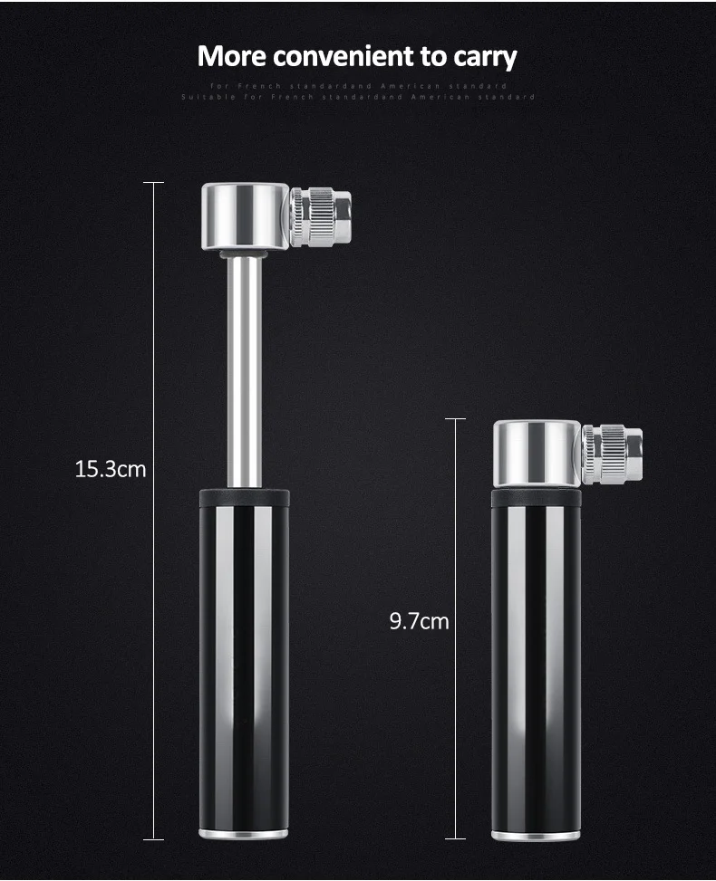 SAENSHING Bicycle Mini Bicycle Pump Inflator Insulated portable Air pumb Cycling Bike Ball Pump mountain Bike Accessories