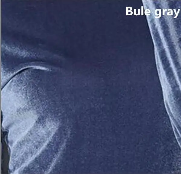 blue grey Мужские новые модные Бархатные Топы летние футболки с v-образным вырезом и коротким рукавом одноцветные велюровые футболки топы размера плюс 5XL 6XL 7XL - Цвет: blue grey