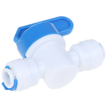 

2 Pcs 6.5mm Quick-connect Ball Valve Through Switch 1/4 Inch Joint Connectors