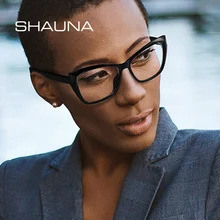 SHAUNA весенние шарниры винтажные алмазные яркие цвета оптическая оправа для очков TR90 проволока из нержавеющей стали
