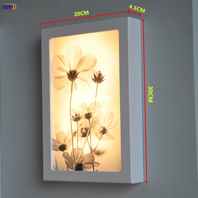12W Arts Flowers LED Wall Lamps Modern Acrylic Sconce Fixtures For Stairs Bar Cafe Wandlamp Simple Wall Lights Indoor Lighting (3)