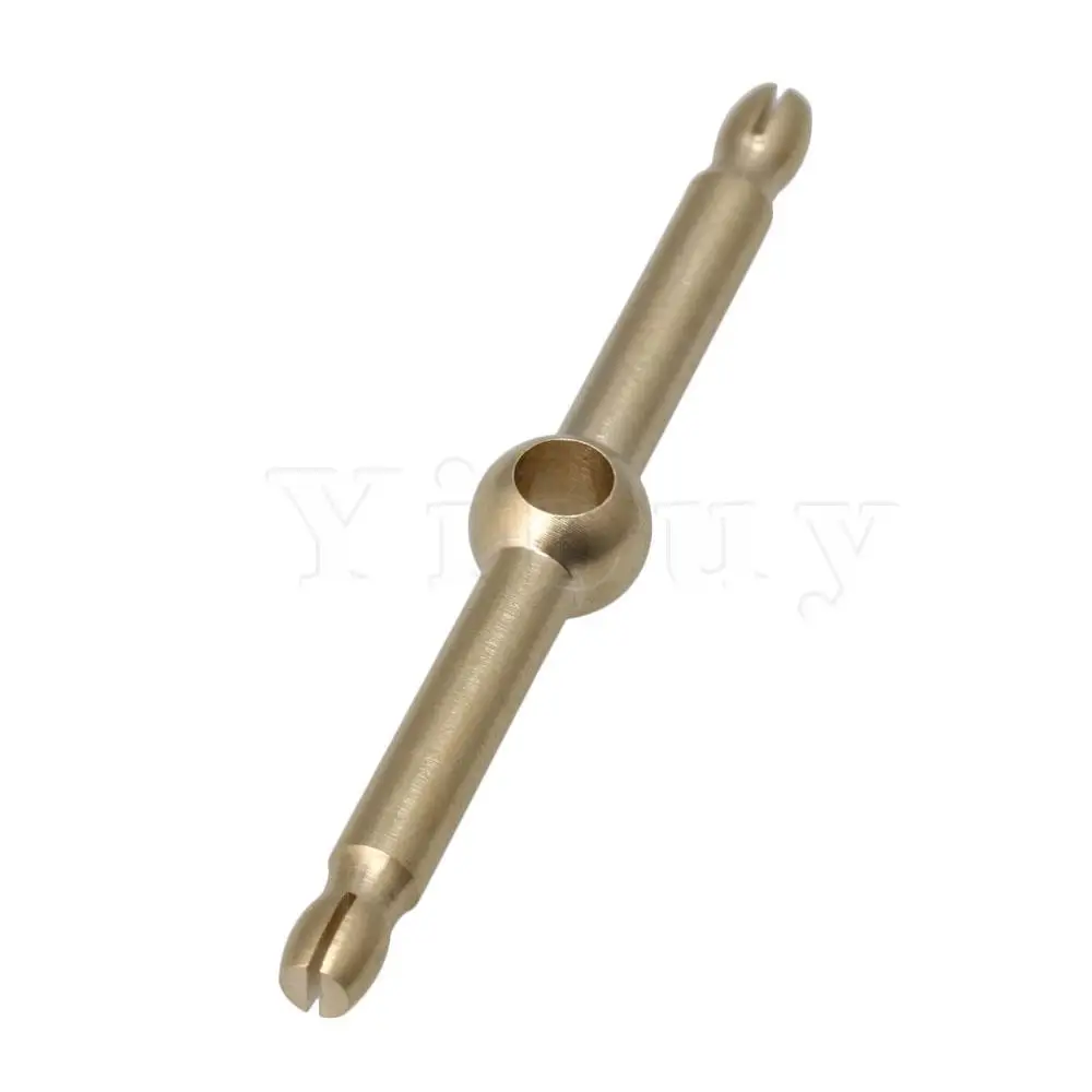 Yibuy 1x Yellow Brass Saxophone Overtone Key 4mm Hole Dia for General Alto Sax | Спорт и развлечения