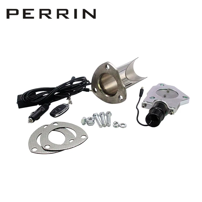 2.5" / 3" Electric Stainless Steel Exhaust System Exhaust Cutout CutOut Valve With Remote Control Be Cut Pipe CutOut