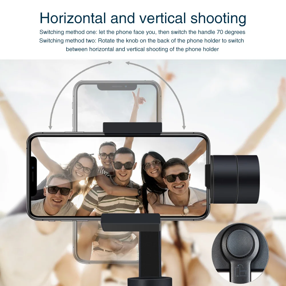 3-х осевой ручной шарнирный стабилизатор для камеры GoPro анти-шке автоматическое слежение с функцией распознавания лиц для 6,0 дюймовых смартфонов BT Gimbal стабилизированный