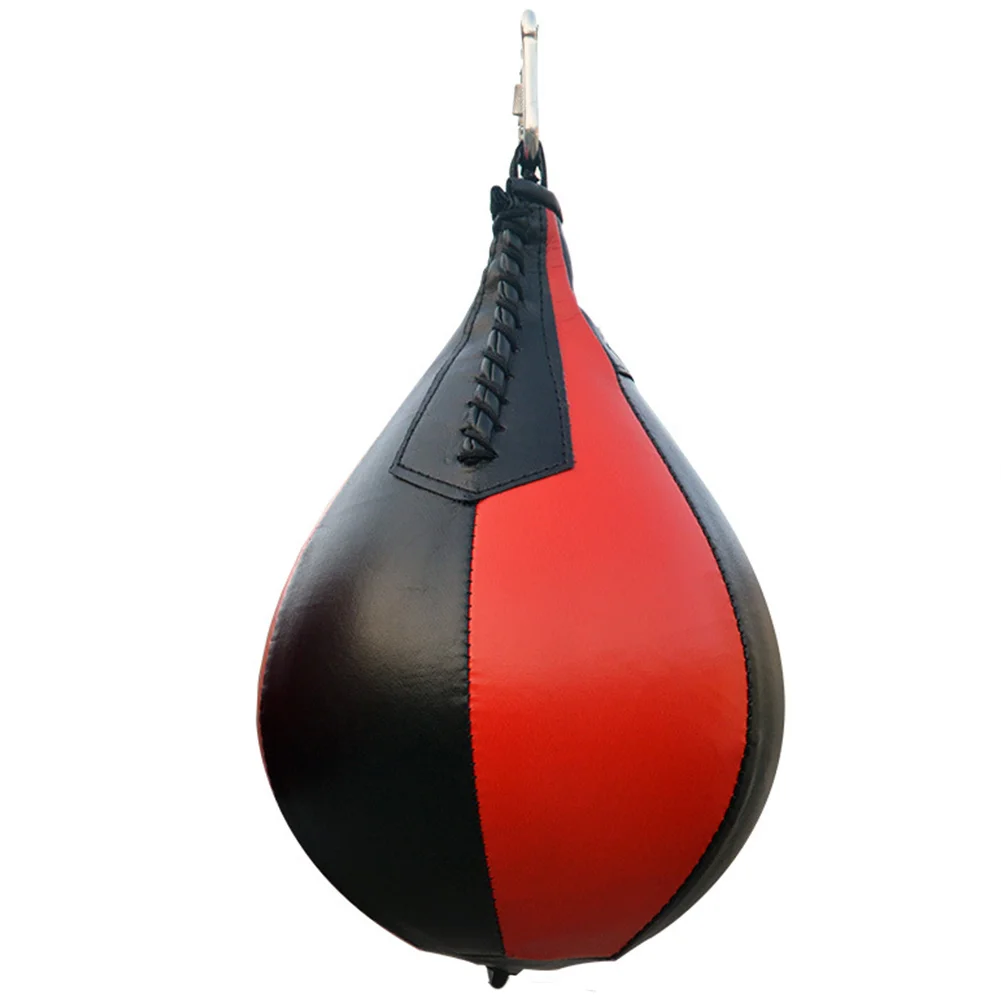 Боксерская груша Форма скорость пробивая скорость мяч скорость Фитнес тренировочный мяч - Цвет: Black