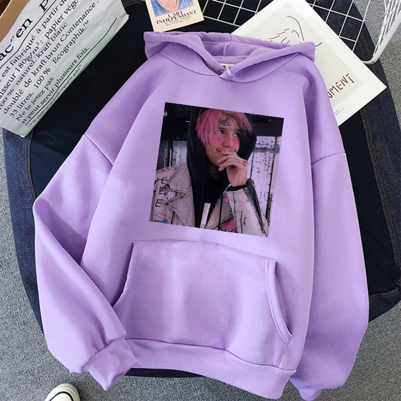 Толстовка с капюшоном для мужчин и женщин Lil Peep Hell Boy Cry Baby пуловер свитшот