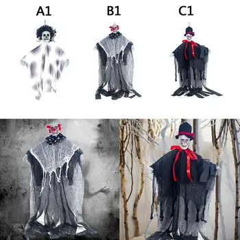 

Scary Hanging Halloween Skull Ghost Pendant Party Supplies Outdoor Decor new 2019