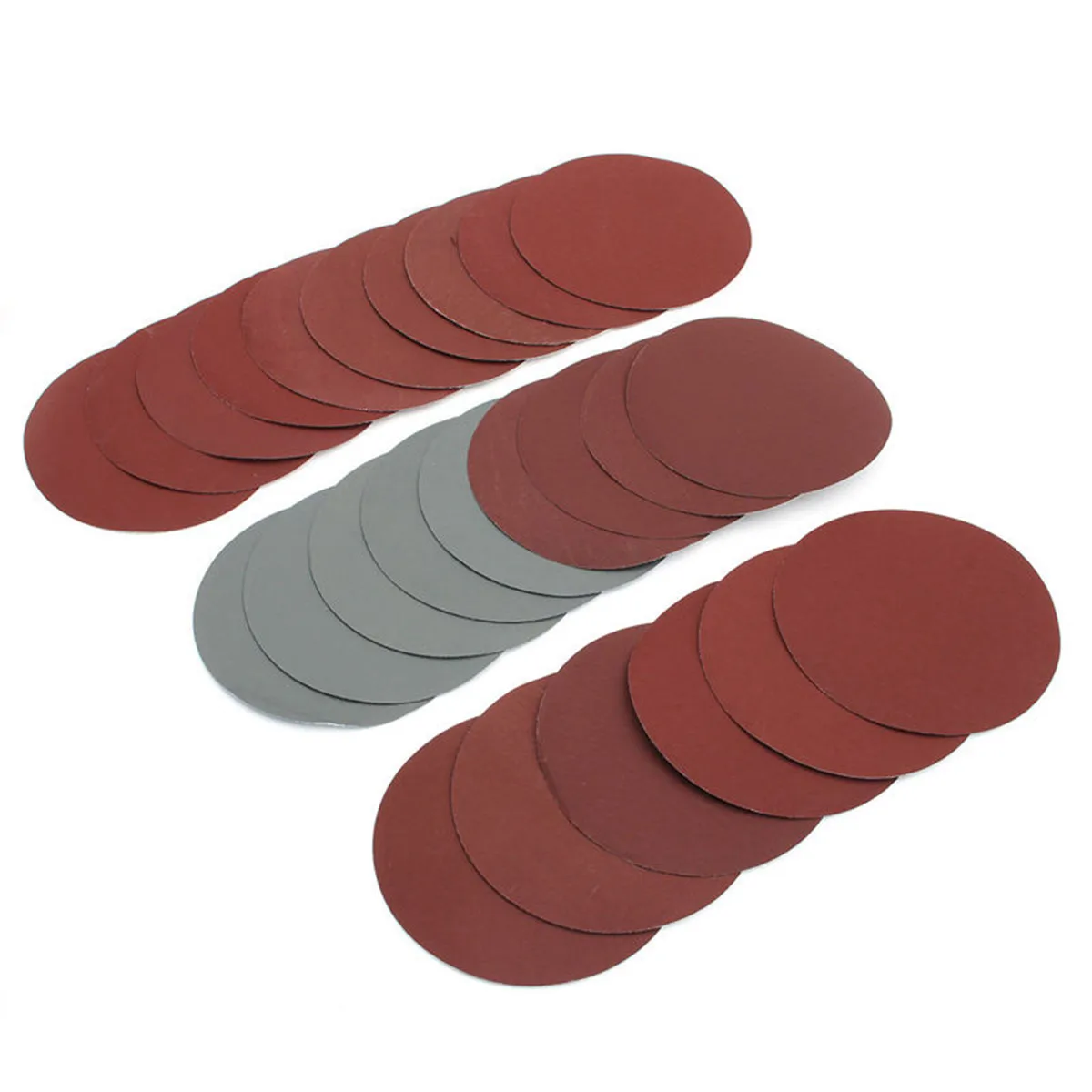 25 개/대 6 인치 150mm 라운드 사포 디스크 모래 시트 600-3000 샌더 그릿 연마 도구 용 그릿 후크 루프 샌딩 디스크