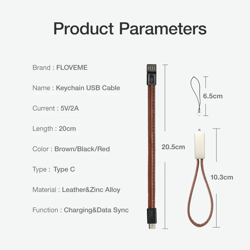 USB кабель для Samsung S10/S10e Plus 2 А Тип C мини брелок ключей типа Huawei Mate 10 20 Pro
