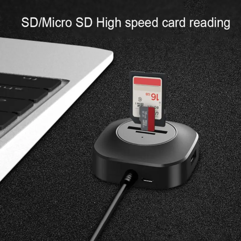 usb-концентратор, адаптер USB 3,0 концентратор Usb3.0 концентратор расширитель высокоскоростной USB сплиттер портативный удлинитель концентратор данных совместимый для книги