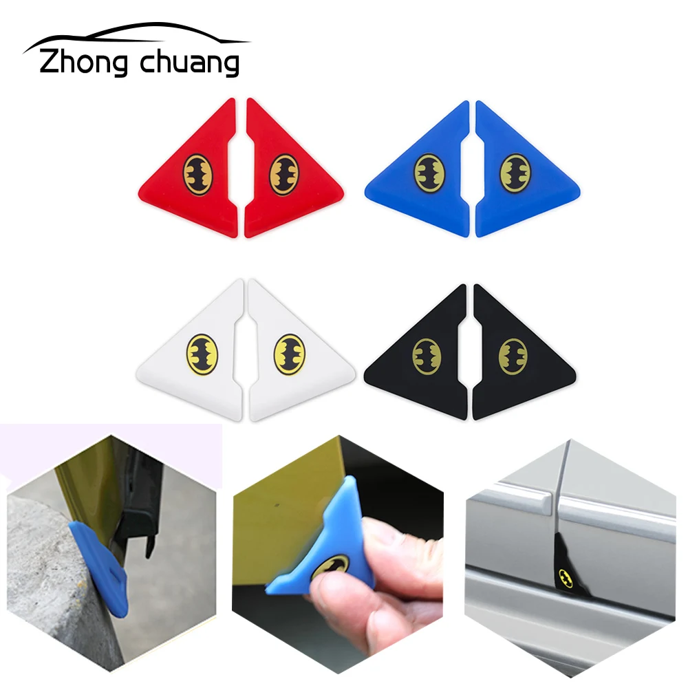 

2PCS new car exterior modified door corner protector door anti-collision set anti-scratch door corner anti-collision car care