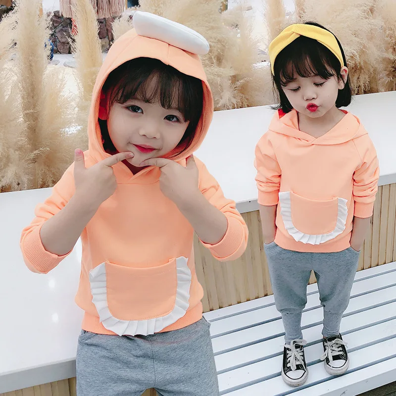 

Girls Spring Clothing Set 2020 New Style Network hong yang Gas shabor bao chun Autumn Tide Childrenswear Small CHILDREN'S Childr