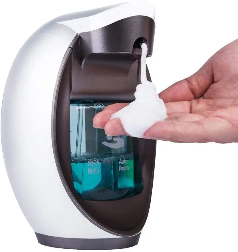 

auto-induction sensor pump 480 ml / 16 oz touchless handfree soap bottle suitable for bathroom kitchen or hotel countertops