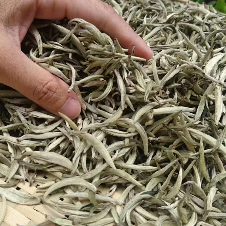 Té Blanco chino Bai Hao Yin Zhen, 150g, aguja de plata para peso, Té suelto, belleza orgánica Natural, comida para la salud