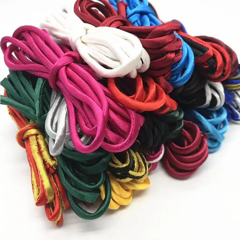 10 метров 5 мм китайский шнур с узлом мягкий атласный Шелковый погремушечный для