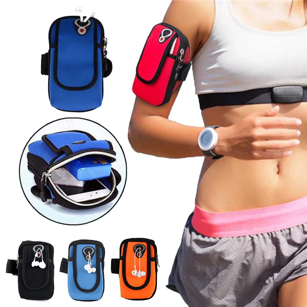 

Sport Running Packs Arm Bags Mobile Phone Bag Hanging Holder Bags Running Arm Packs Pockets Bag Cycling Bike Accessaries Bag