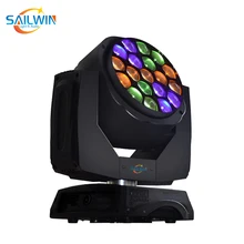 K10 Bee Eye-19pcs* 15 Вт 4в1 RGBW светодиодный большой пчелиный глаз движущаяся голова луч+ мыть светильник светодиодный движущийся головной Луч для сцены события Вечерние