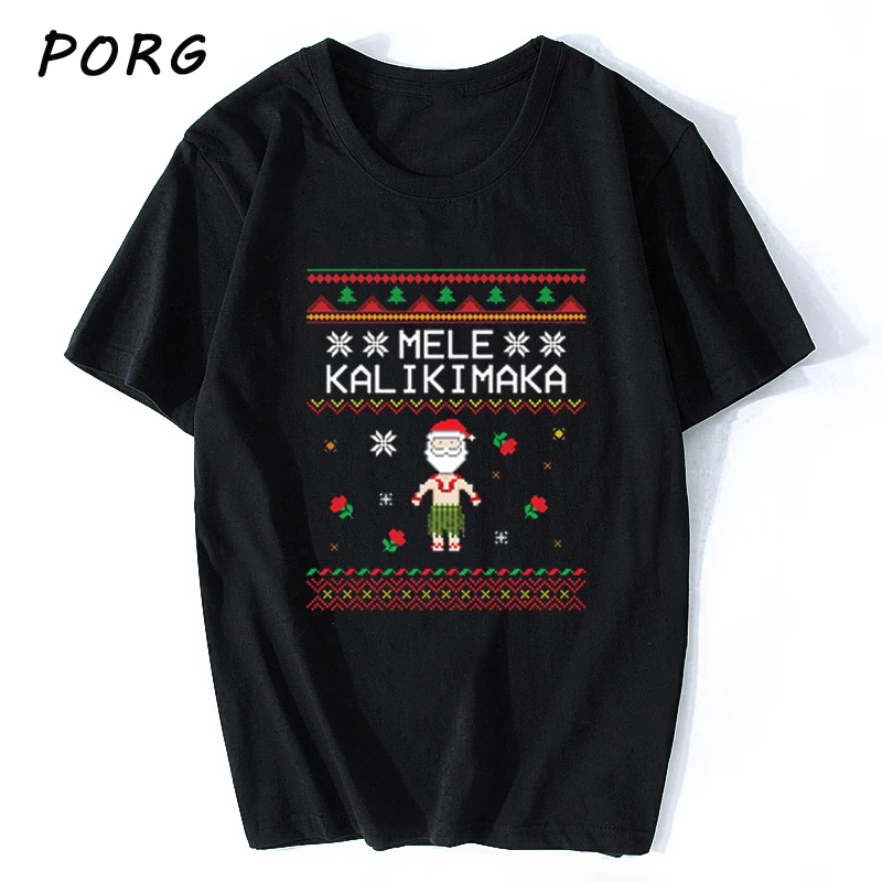 GINgle Bells Рождество Каваи новая футболка Мужская Уличная Harajuku футболка подарок футболка с готическим рисунком рубашка Homme Черная пятница футболка