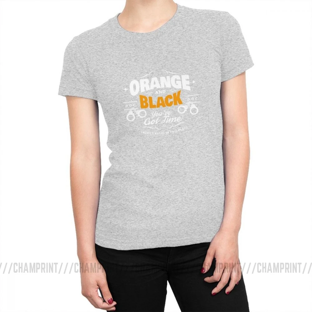 Orange Is The New Black OITNB ТВ шоу футболки для женщин футболка Harajuku топы тройники Новое поступление Женская одежда размера плюс - Цвет: Серый
