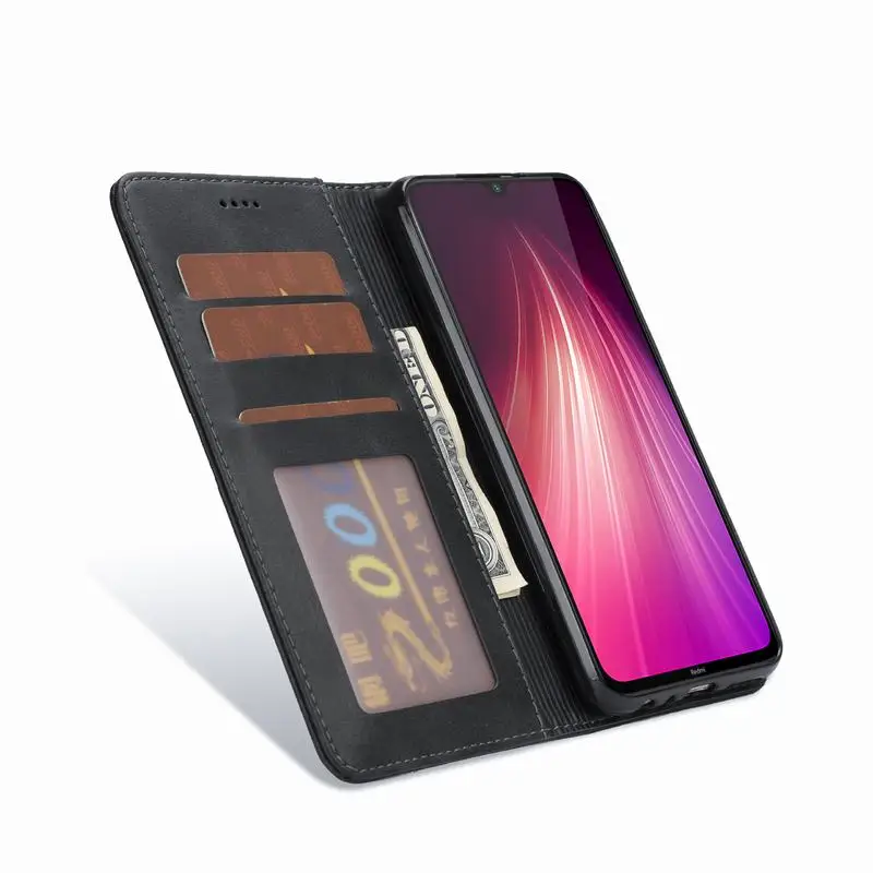 Чехол для Xiaomi Redmi Note 8 T, чехол для телефона s, роскошный кожаный чехол-книжка с бумажником, чехол для Redmi Note 8 T, Магнитный чехол
