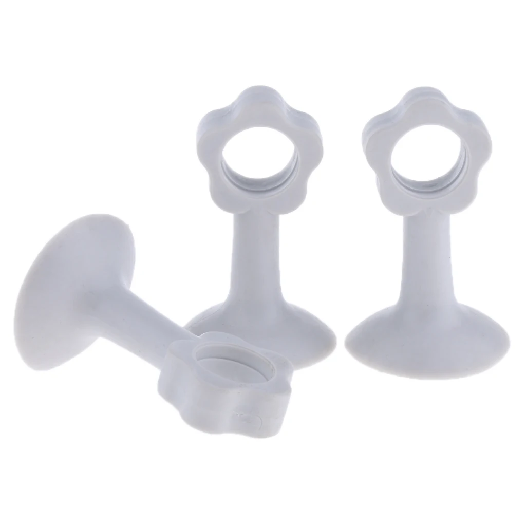 Pack of 3 Silicone Door Crash Pads Stopper, Mute Suction Handle Knob Anti-Collision, Doorknob Bumper Wall Protector
