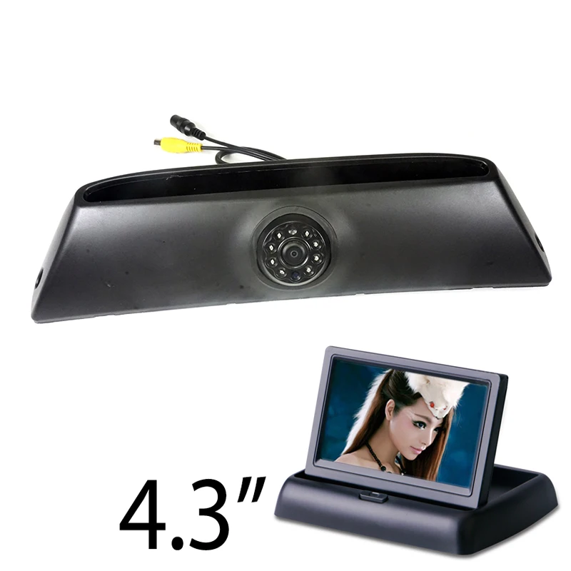camera with 6602 CCD HD Автомобильный тормозной светильник, камера заднего вида для Ивеко Дейли 2011-, тормозной светильник, камера, грузовая камера для микроавтобуса, парковочная камера заднего вида - Название цвета: camera with 6602