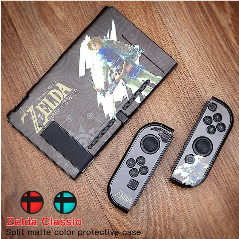Марио "Сказка о джелда" Nintendo Switch жесткий Защитный чехол в виде ракушки для NitendoSwitch консоль с Joy-Con защитный чехол - Цвет: Красный
