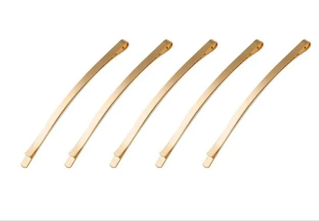 Gold 50pcs 30/50/100 шт металлические поделки оснастки Заколки для волос цвета: золотистый, серебристый для девушек и женщин шпильки коготь Заколки для взрослых дам волос заколки для волос - Цвет: Gold 50pcs