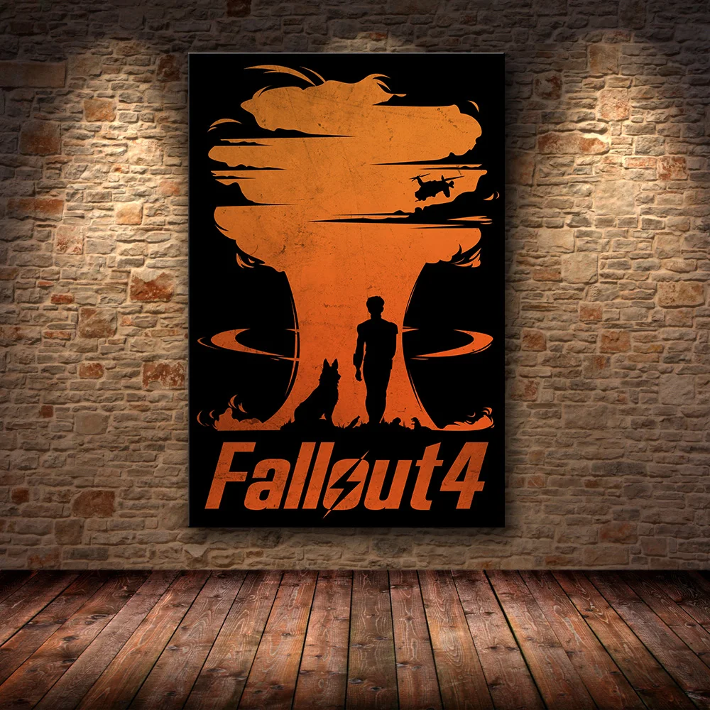 10 Fallout 3 4 игровой плакат, настенный арт, холст, плакат и печать, холст, декоративная картина для спальни, рисунок, наклейки на стену - Цвет: 10