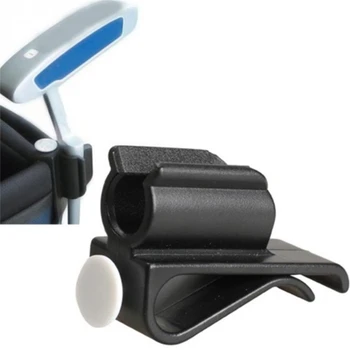 

aPlastic Durable Golf Putter Clip Golf Club Putter Fix Clips Golf Accessories With White Ball Logo