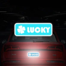 Мультяшные Лаки Листья отражательные наклейки для автомобилей тело хвост отражающая Предупреждение лента для автомобиля царапины декор сделан из 3M материалов