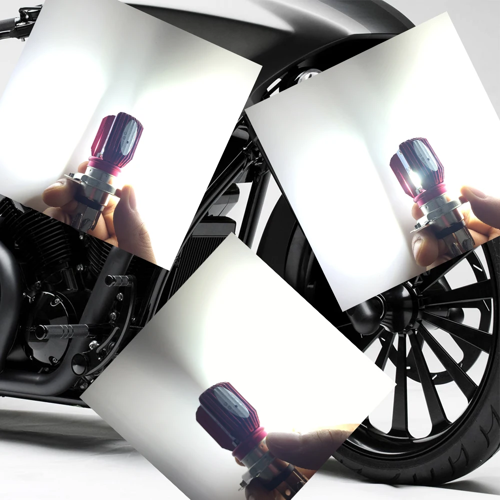Светодиодная лампа для мотоцикла Creadvent H4 HS1 55 в 16 Вт 6000 лм K|motorcycle headlight|light scooterhs1 led |