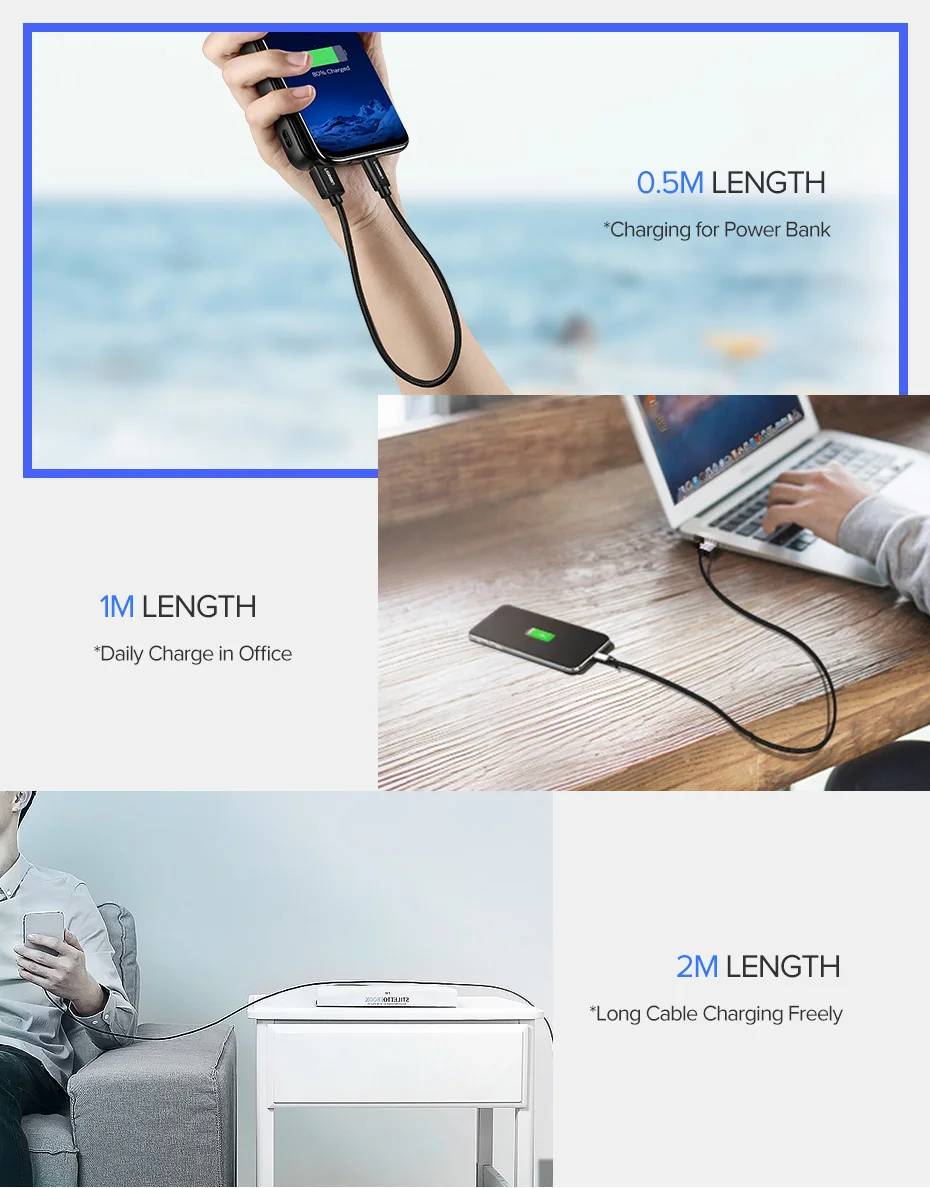 Ugreen usb type C кабель USB C кабель передачи данных для быстрой зарядки для samsung Galaxy S9 S8 Plus мобильный телефон зарядное устройство кабель для Xiaomi Mi 8