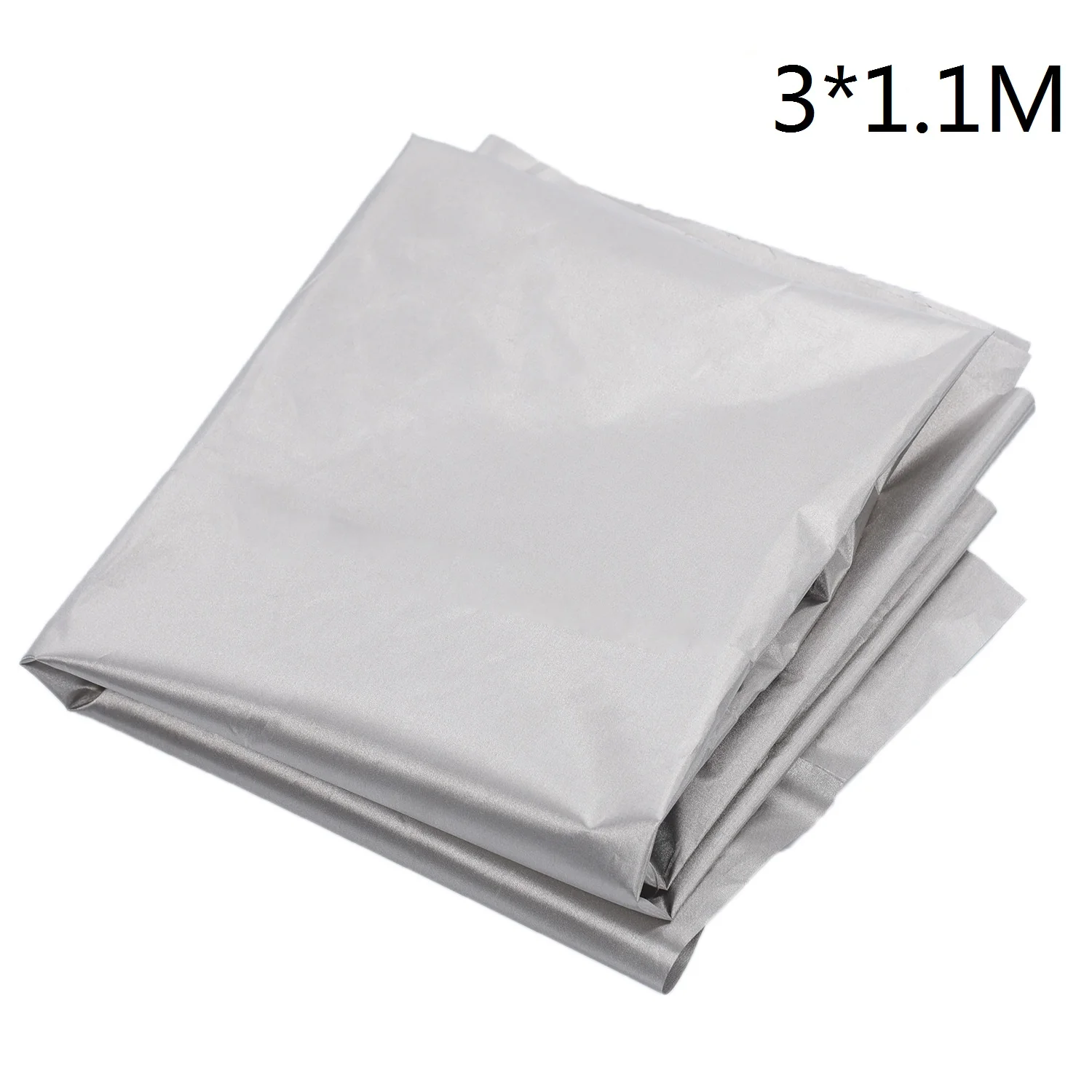 3*1.1M RF Protective Clothing Soft Grounding Earthing EMF RF RFID Shielding Fabric Material Roll DIY Craft For Clothes Curtain
