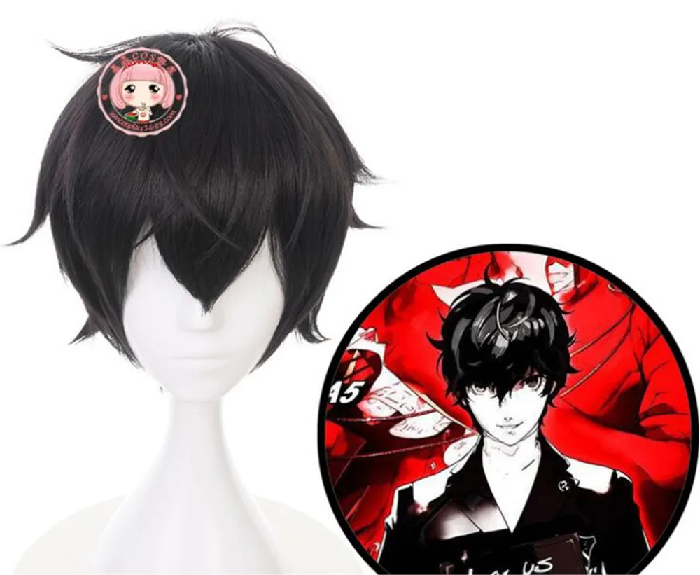 Женский короткий парик для косплея Persona 5 Hero Kyoya hiбари Rin Okumura Houtarou | Тематическая