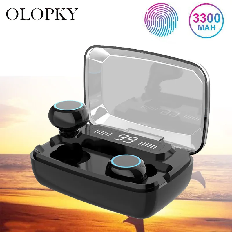 

New Wireless Headphones Bluetooth 5.0 Earphone TWS HIFI Mini In-ear Sports Running Headset Support iOS/Android Phones HD Call