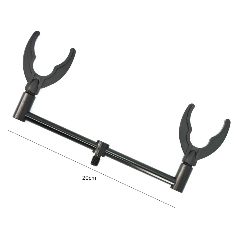 

Fishing Rod Holder Aluminium Alloy Easy To Use Operate Fishing Pole Rest Holder Horizontal Holder Bracket Length 20cm 25cm 30cm