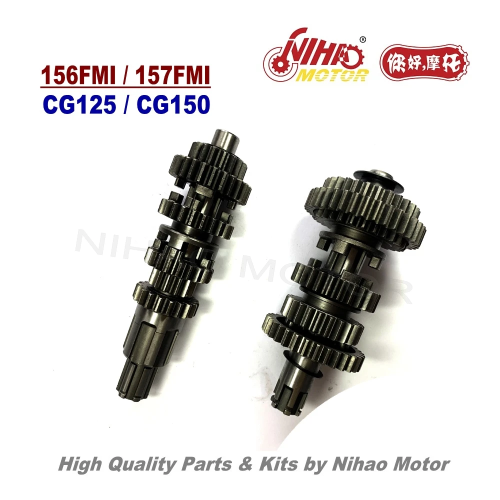 L3 53 CG150 Mainshaft столешница в сборе JIALING 70 деталей 162FMJ двигатель Cub запасные C70 Nihao двигатель