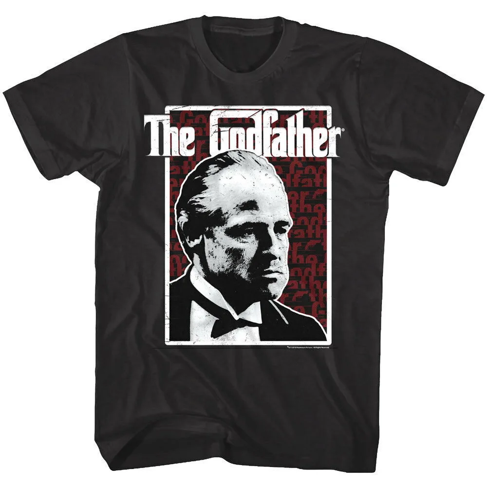 Godfather Don Vito Corleone Мужская футболка Marlon Brando итальянская мафиозная банда фильм