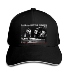 Новая мужская черная бейсболка RAGE AGAINST THE MACHINE, рок-группа, бейсболка snapback