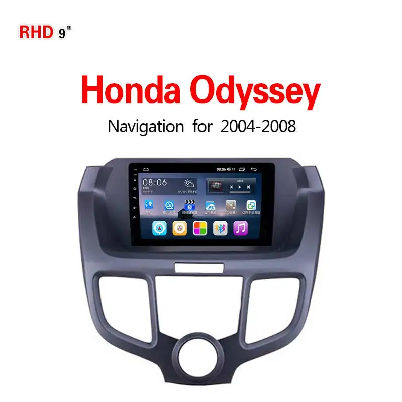 Lionet gps-навигация для автомобиля Honda Odyssey 2004-2008 9 дюймов RH1020X - Размер экрана, дюймов: 4G8core4G32G