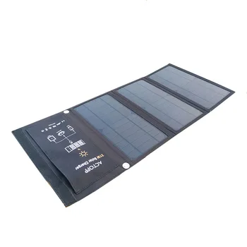 

Portable 21W Solar Charger Waterproof Solar Panle 5V Dual USB Output Outdoors Foldable Solar Panel Charger for Smartphones